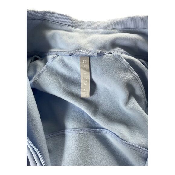 Athleta Triumph Hoodie Light Blue Size M - Picture 3 of 3